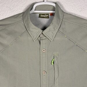 Howler Bros Men's Vented Plaid Check Fishing Shirt Long Sleeve Small‎